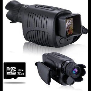 Digital Night Vision Monocular for 100% Darkness, 1080p Full HD Video